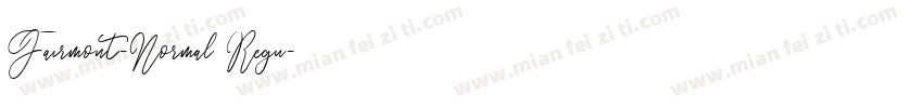 Fairmont-Normal Regu字体转换